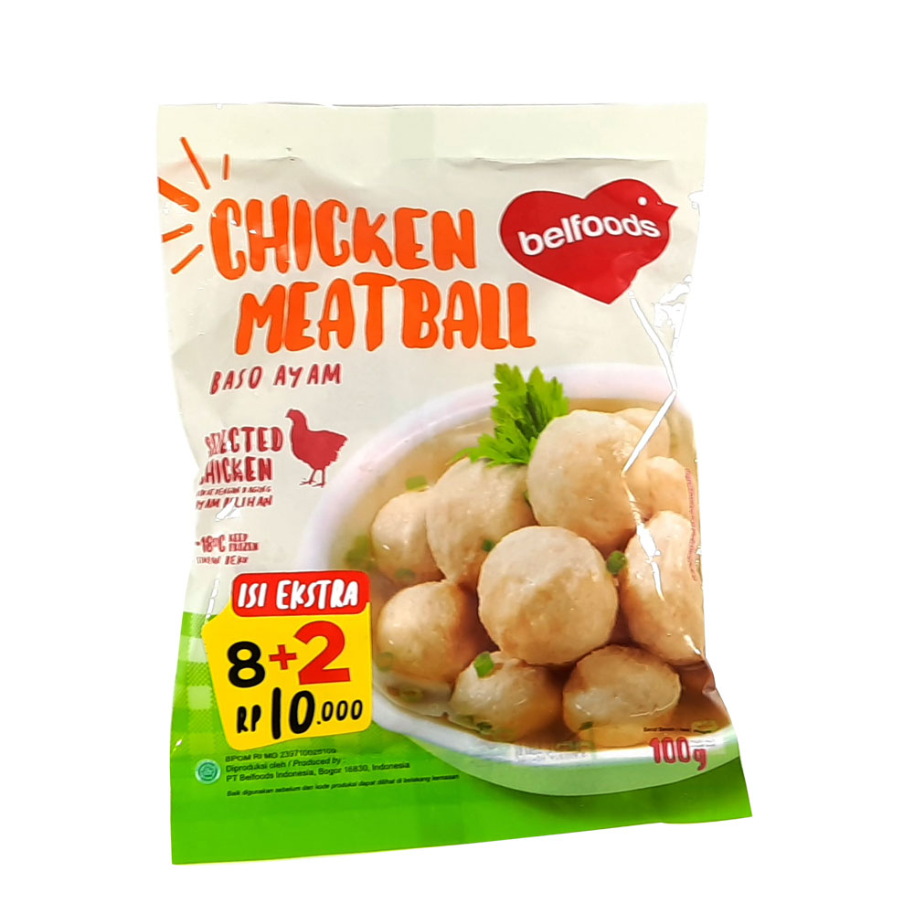 

Belfoods Favorite Bakso Ayam SP 100gr Baso Kemasan Kecil 100 gram