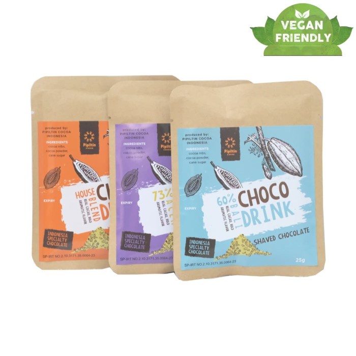 

d201nhd Pipiltin Cocoa Sachet Chocolate - Choco Drink 3 Pcs Single Portion Ds201Fs