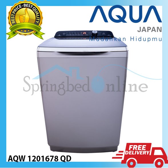 Mesin Cuci AQUA KAPASITAS 12 KG AQW-1201678QD