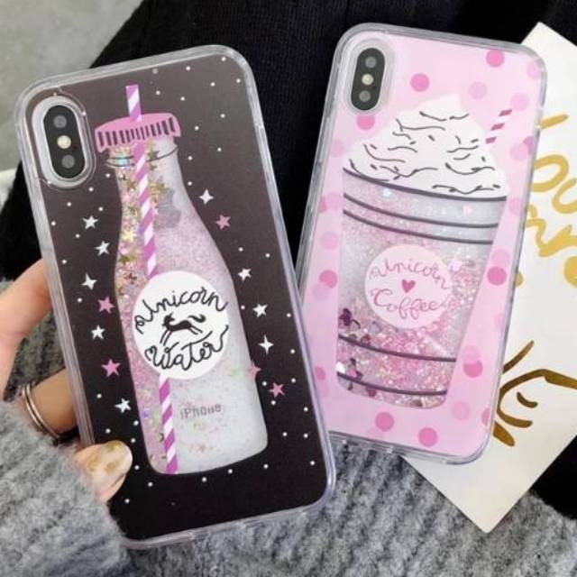 Case water glitter fashion all type di diskripsi