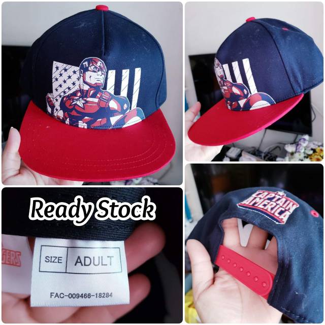 ⚠️S.A.L.E⚠️ Topi Dewasa / Hat For Adult Disney Marvel Captain America