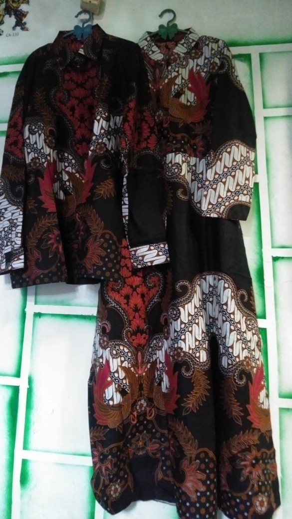 Batik Couple Keluarga Keluarga Sania Ruffle Ori Ndoro Jowi Dnt Motif Terkini