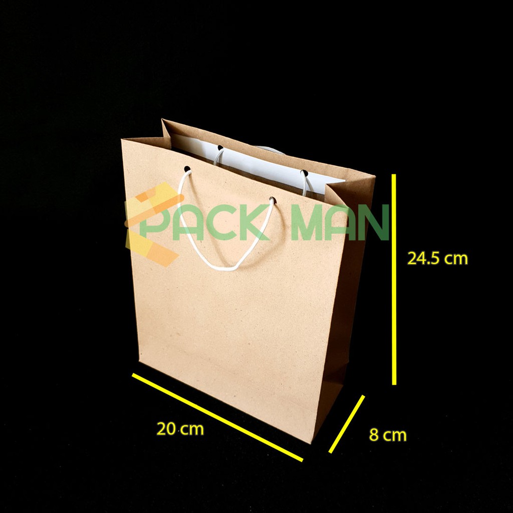 

Kantong Kertas / Shopping Paper Bag S (20 x 24.5 x 8)