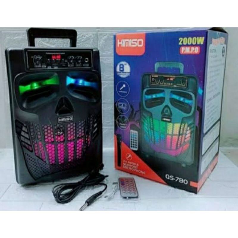 Speaker bluetoot KIMIS QS-780 8'5 inch speaker karaoke
