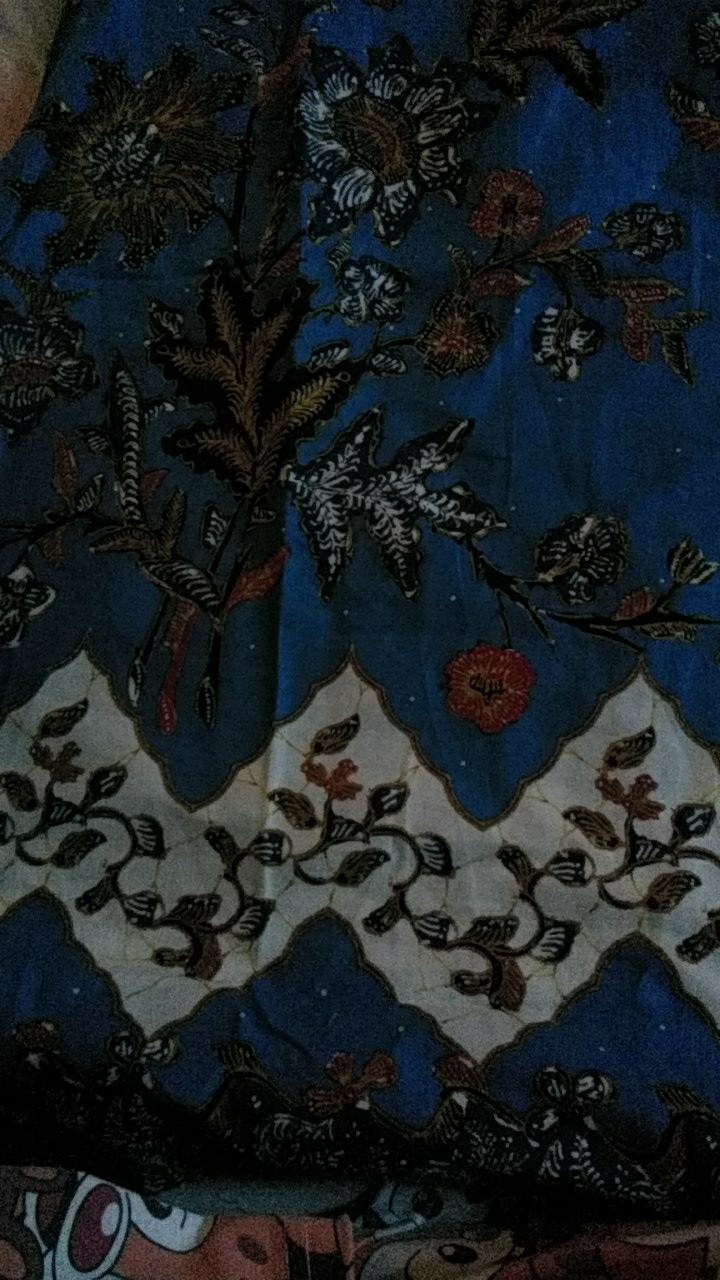 Benang Raja Tunik Batik Wanita Lengan Panjang Ukuran M L Xl
