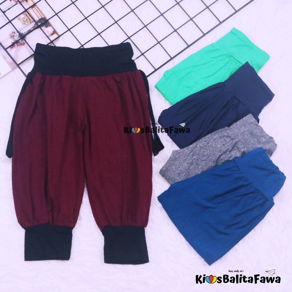 Aladin Polos uk 1-2 Tahun / Celana Anak Perempuan Harian Pants Kids Murah Adem Legging Polos Panjang