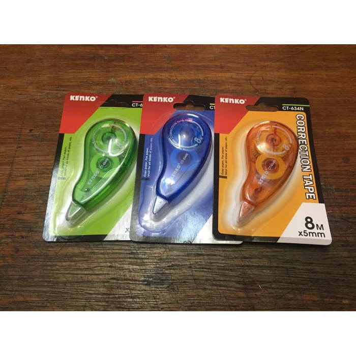 

NEW STOCK CORRECTION TAPE/ TIPEX KERTAS CT-634N KENKO