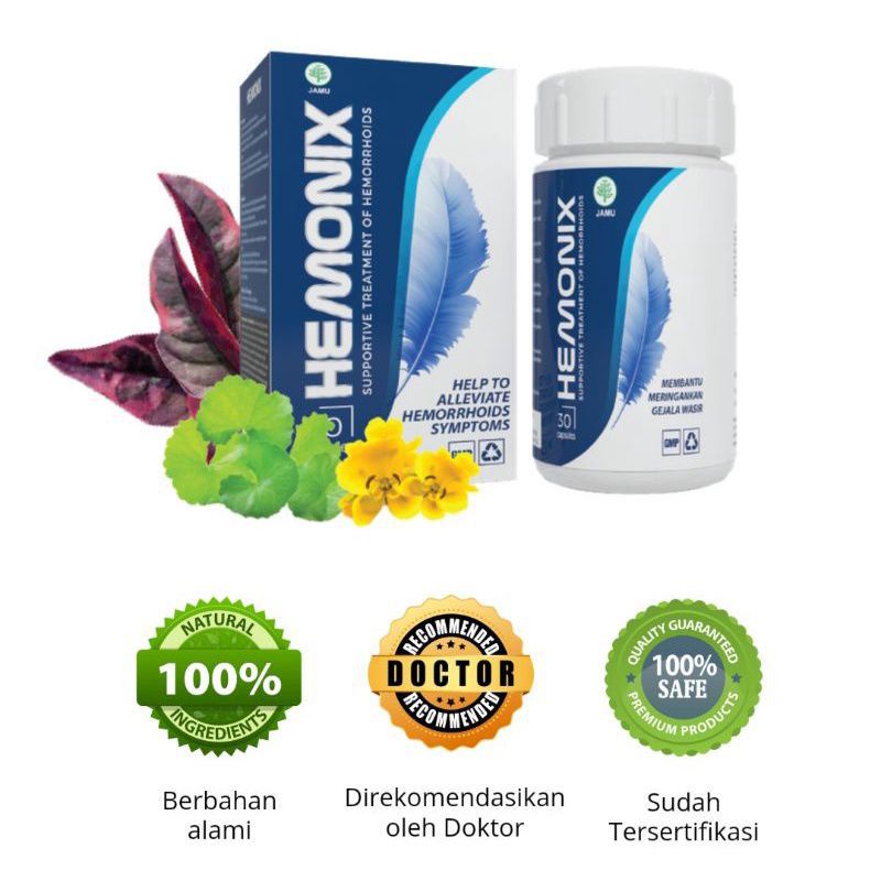 HEMONIX ASLI ORIGINAL 100 % OBAT AMBIYEN /WASIR KHASIAT TERBUKTI NYATA