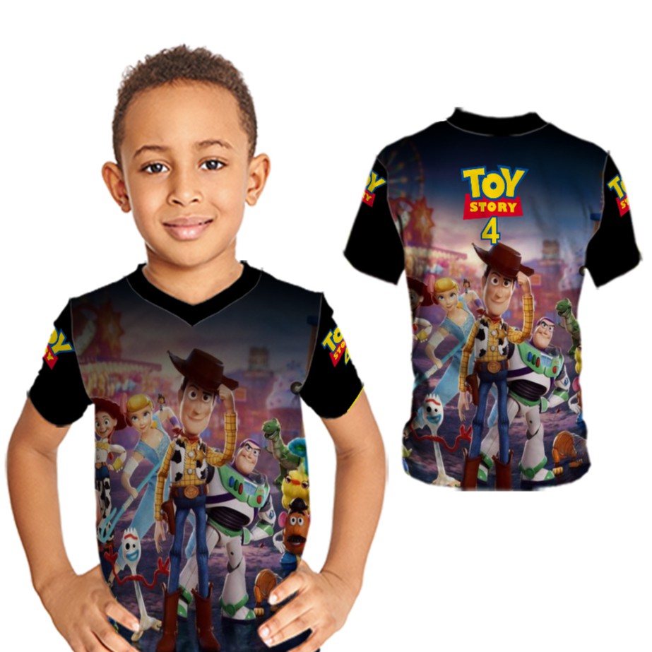TOY STORY 4 - 05 Baju Jersey Kaos toy story anak Laki - Laki printing Free Name