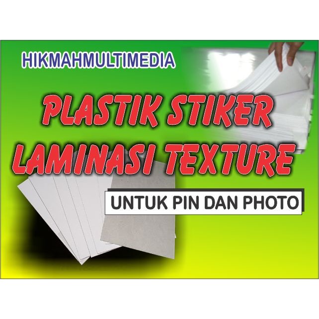 PLASTIK LAMINASI TEXTURE LAMINASI DINGIN