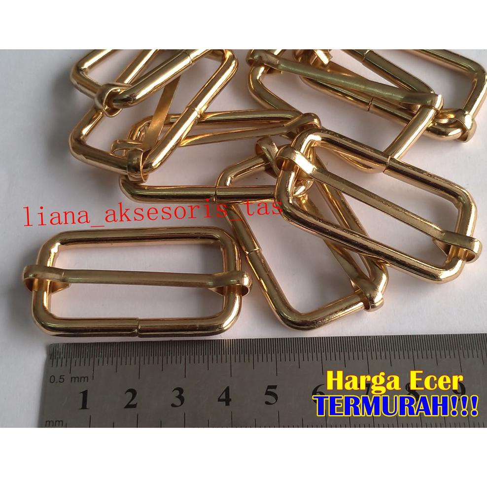 HUF.10Jn22d | RING JALAN TEBAL (PER 12 PCS) UKURAN 4 CM WARNA LIGHT GOLD AKSESORIS TAS MURAH FASHION