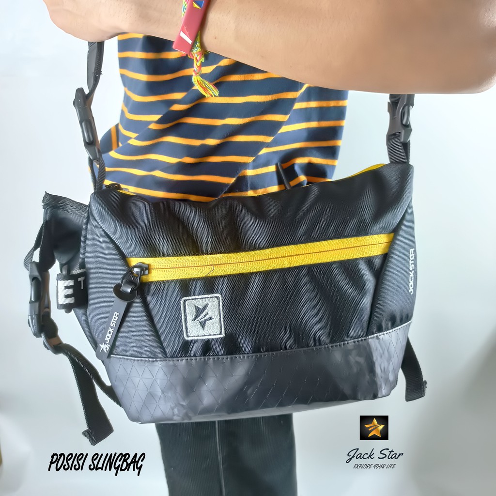 Tas Slempang Pria Sling Bag Waistbag Pria Tas Pinggang Waistbag Multifungsi Tas Selempang Terlaris Termurah