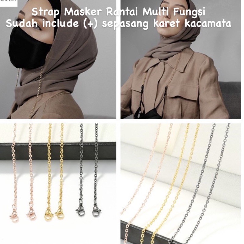 (BACA DESC) KALUNG MASKER RANTAI TALI KACAMATA / STRAP MASKER / KALUNG KACAMATA / STRAP KACAMATA