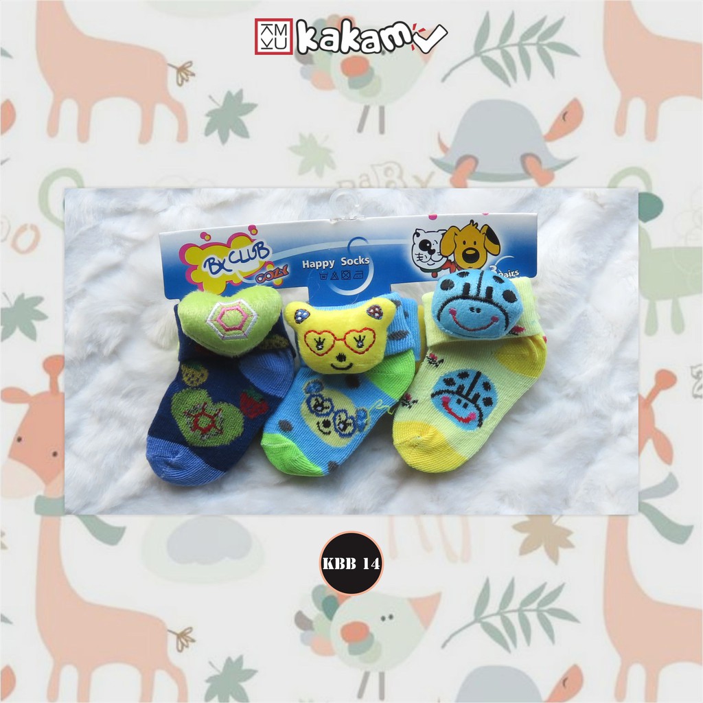 Kakamu Kaos Kaki Bayi Boneka 3 Pasang