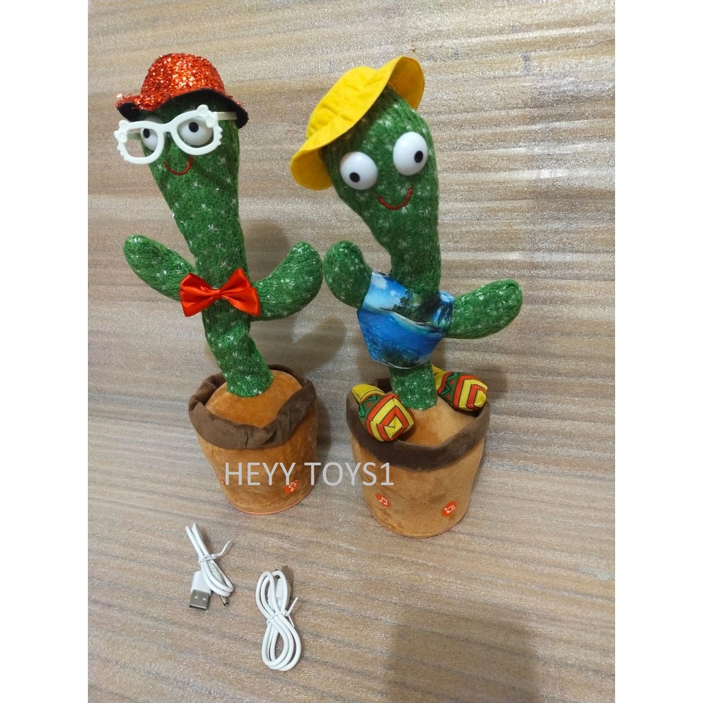 MAINAN KAKTUS KEKINIAN MAINAN BONEKA KAKTUS 3 IN 1 MAINAN KAKTUS JOGET DAN NYANYI