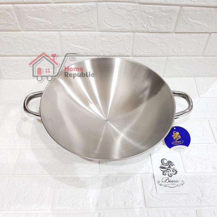 BIMA ELEMEN WAJAN STAINLESS STEEL 25 CM STAINLESS 304 1203 - 1203 25cm | Wajan