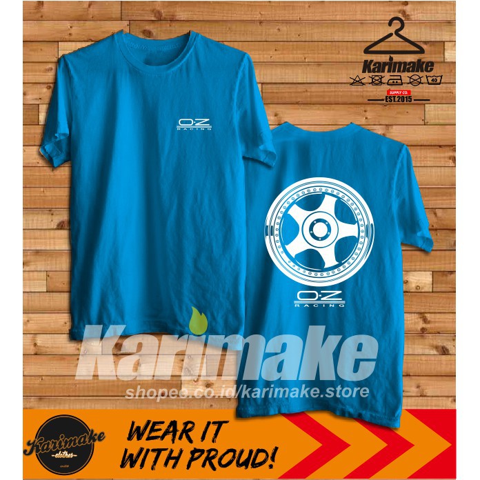 Tshirt Kaos Baju Velg OZ Futura Kaos otomotif - - KHEY OLD SHOP