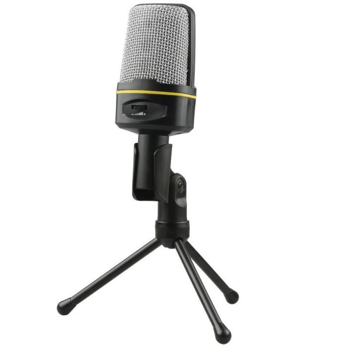 

PROMO - Mikrofon Smooth 3.5mm dengan Stand - Black