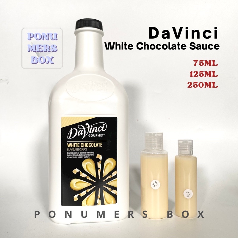

DaVinci White Chocolate Sauce Repack Fliptop [75, 125, 250] ml