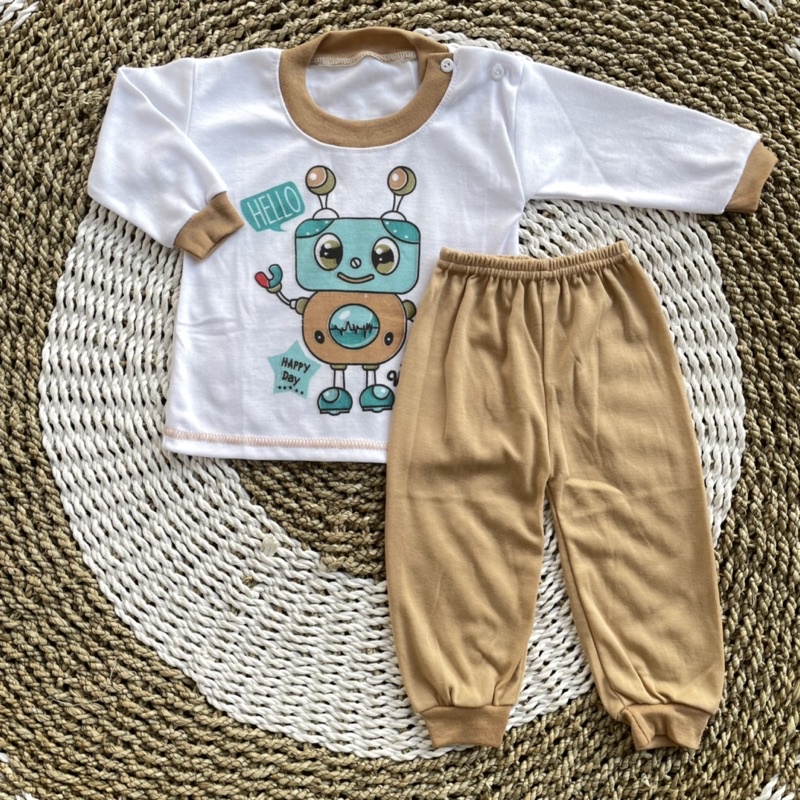 Setelan Baju bayi Oblong Bayi Piyama Bayi Setelan Baju Tidur Bayi ASYAM BABY