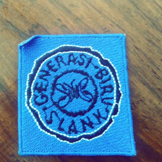 Emblem slank. Emblem bordir. Slank bordir