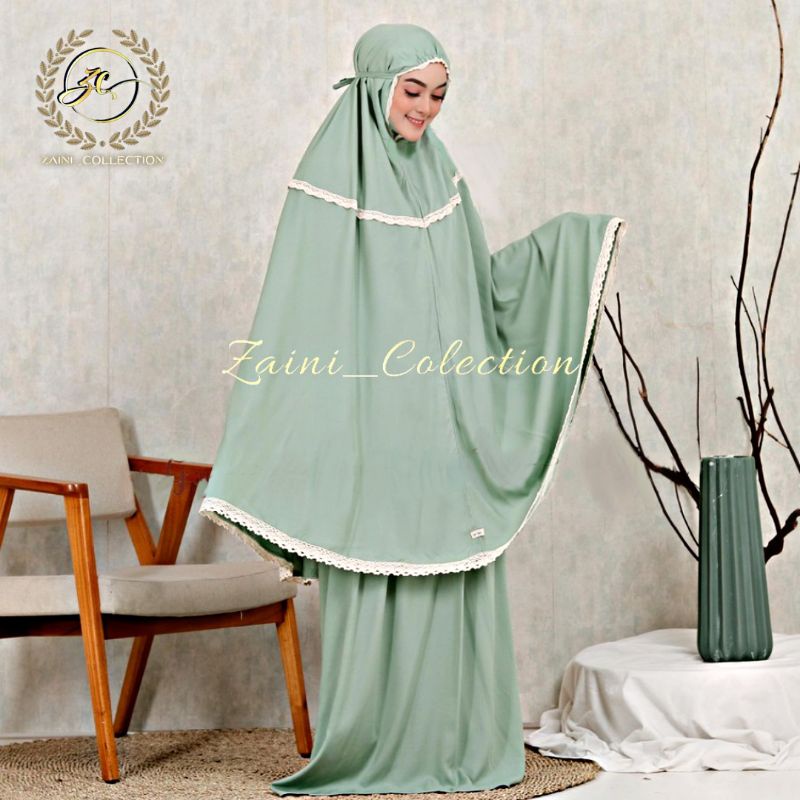 Mukena Dewasa Bali Katun Renda Rayon Polos Bahan Adem Mukena Kekinian Simpel Murah Berkualitas Canti