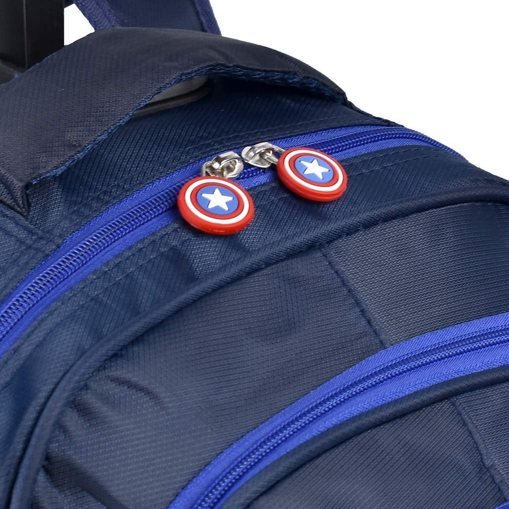 Tas Sekolah Trolly 1660 Tas Cartoon Cewek dan Cowok Tas Roda Motif (Captain America,Frozen,Spiderman Dan Unicorn)