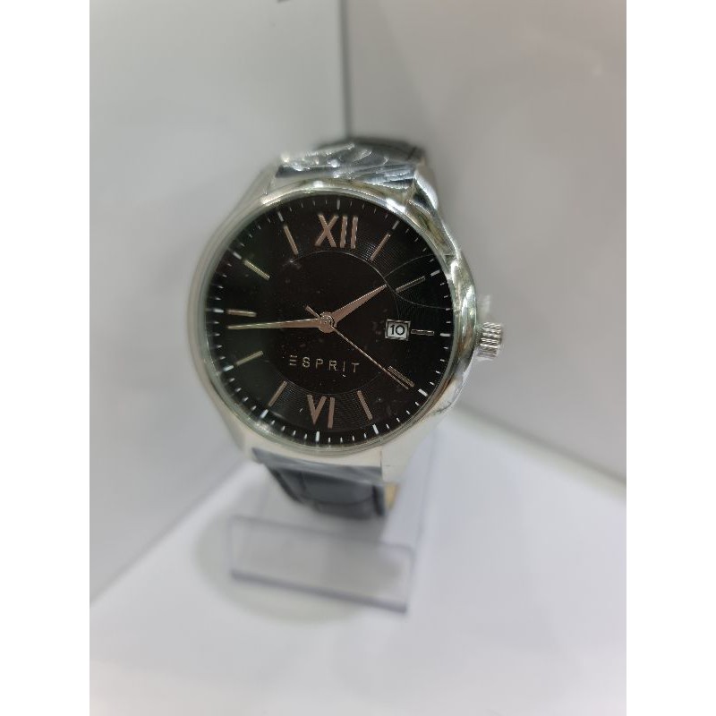 Jam tangan pria Esprit Clyde Black original garansi resmi