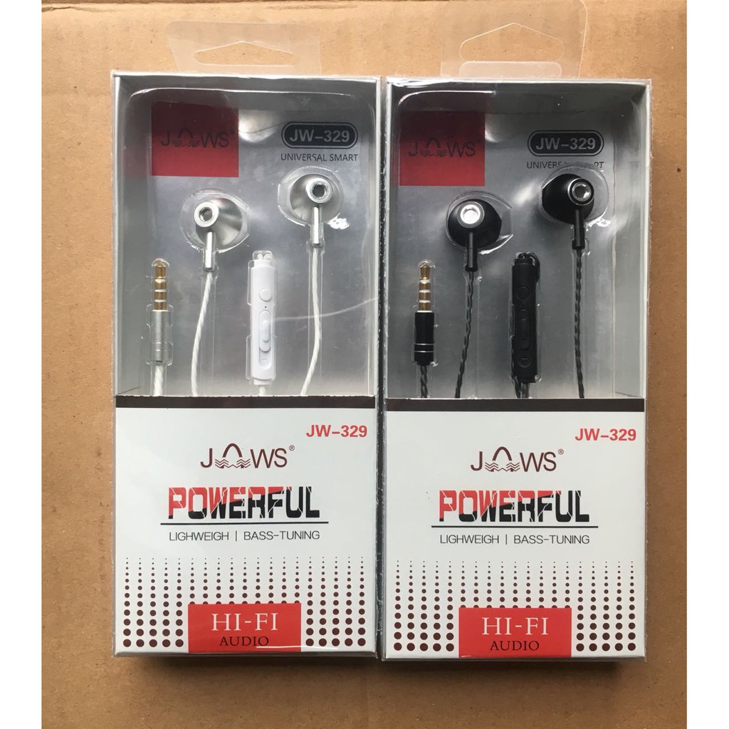 Handsfree/Headset/Earphone Super Mega Bass Jaws JW-329