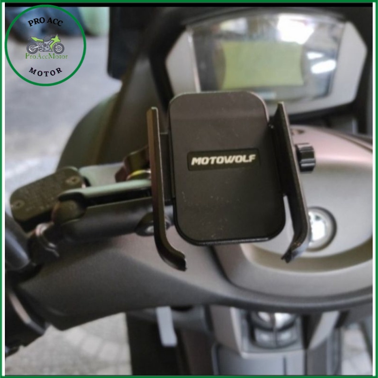 motowolf V3 holder HP GPS motor ADV 150 XMAX PCX AEROX NMAX LEXI NEW NMAX SCOOPY VIXION CB150 (COD)