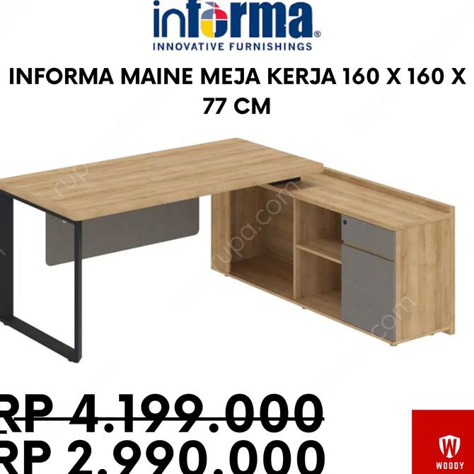 Harga Meja Kerja Informa Design Rumah Minimalisss