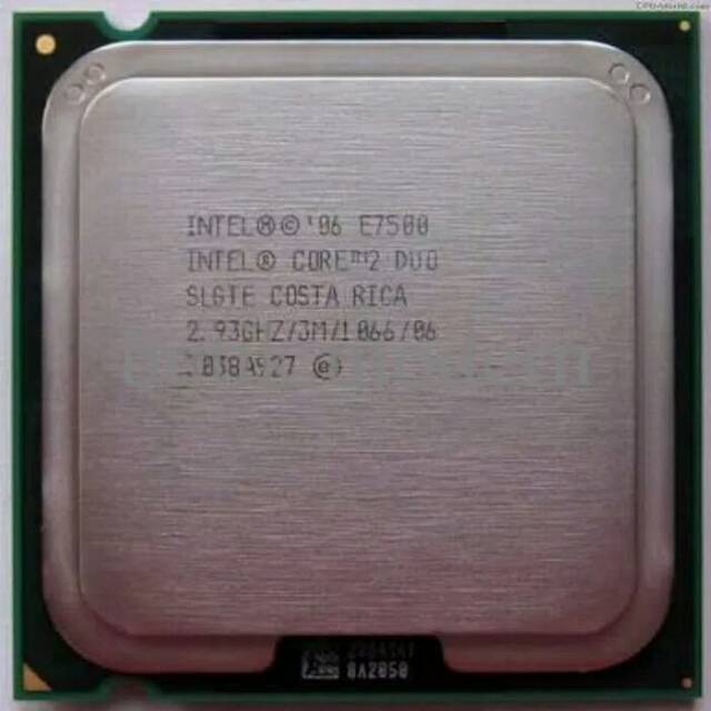 Prosesor intel core 2 duo e7500 2,93ghz/ core 2 duo e8400 3.0ghz