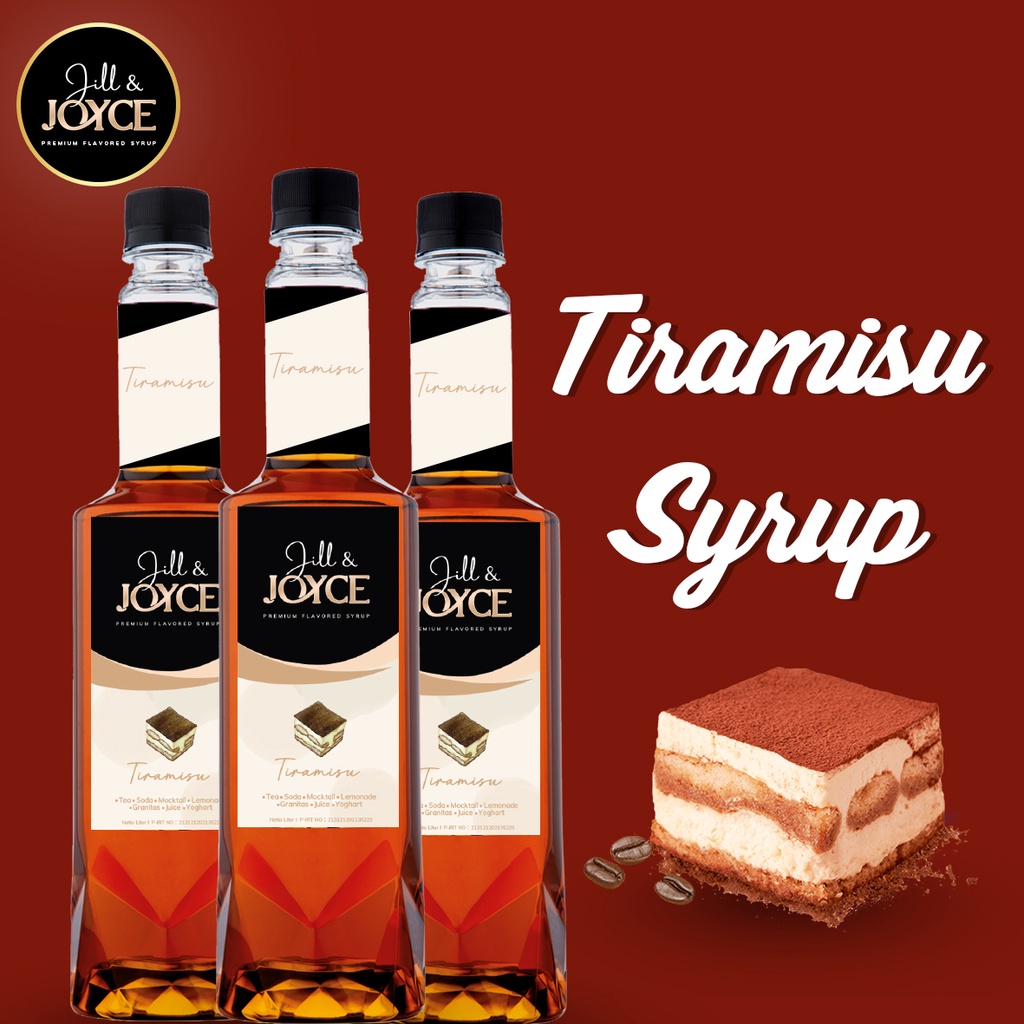 

JILL & JOYCE Tiramisu Syrup 1Liter