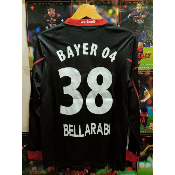 JERSEY BAYERN LEVERKUSEN HOME LONG SLEVE 2013/2014 + NAMESET + PATCH BUNDES LIGA