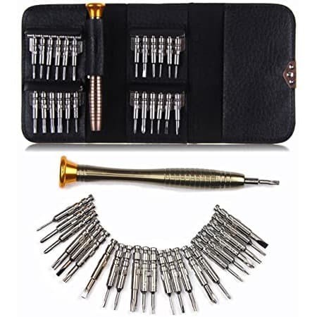 Obeng set hp reparasi handphone iphone laptop gadget Trox screw 25in1