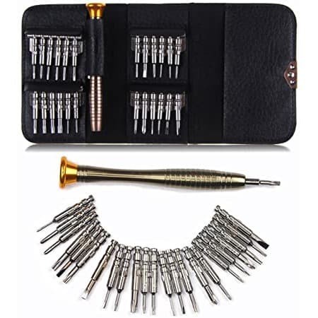 TERBARU OBENG SET HP REPARASI HANDPHONE IPHONE LAPTOP GADGET TROX SCREW 25IN1