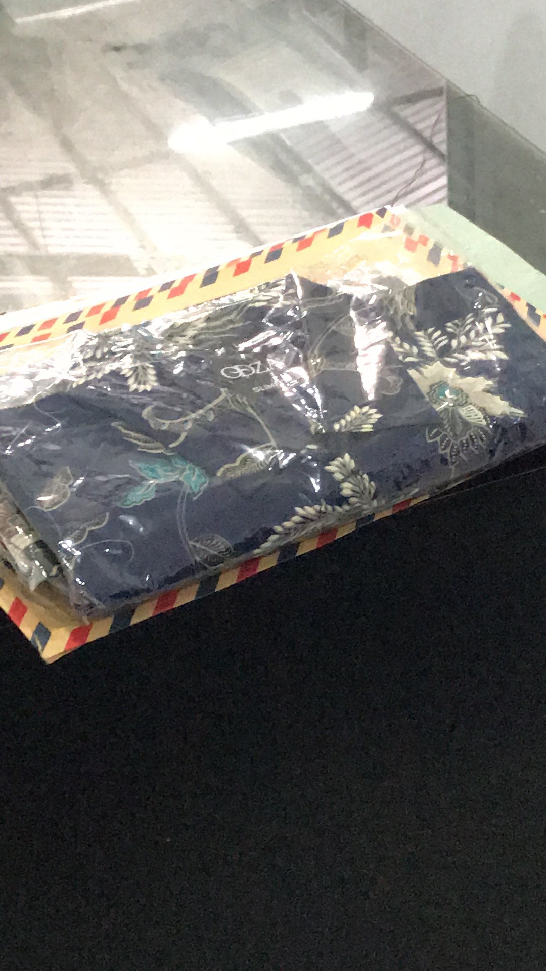 Odza Baju Kemeja Batik Pria Slim Fit Fashion Lengan Panjang Didiata