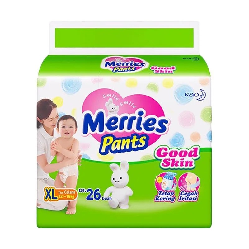 Merries Pants Pampers Tipe Celana Size XL (12-19kg)