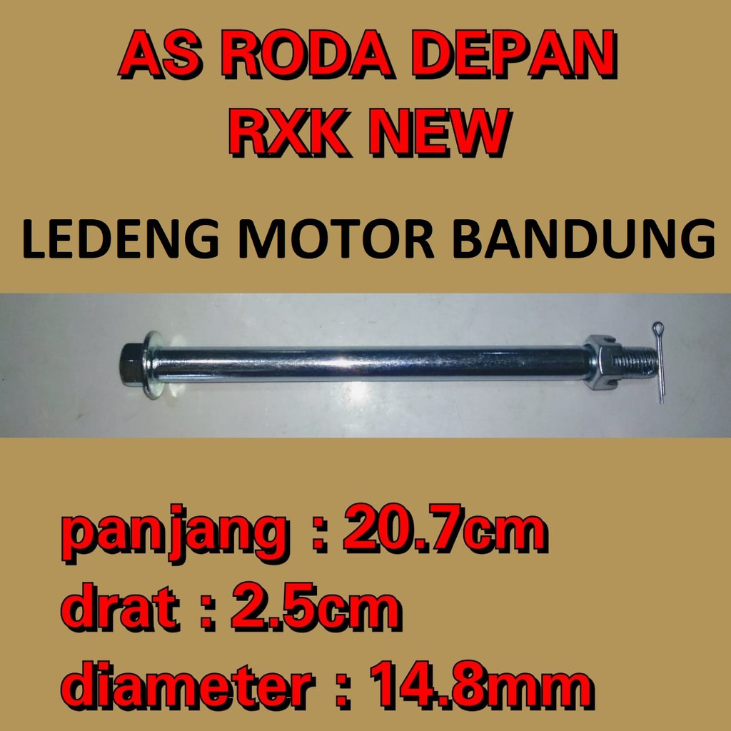 As Roda Depan RX K King New Yamaha Lokal