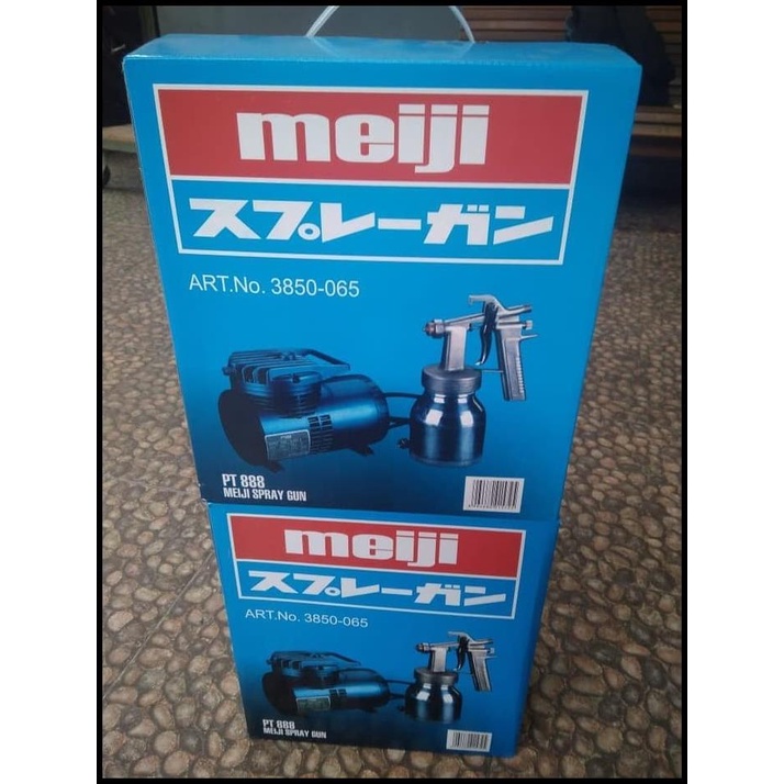 Spray Gun Plus Mini Kompresor Meiji Art-888
