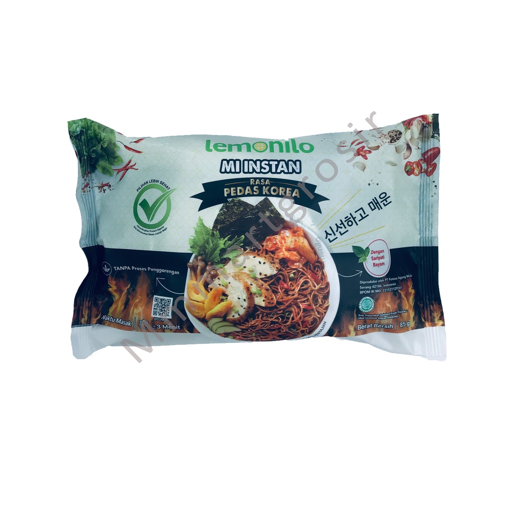 Lemonilo / Mi instan Goreng / Rasa Pedas Korea / 85g