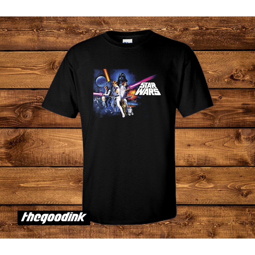 Kaos Star Wars - Vintage - Original Gildan T-shirt DTG Print