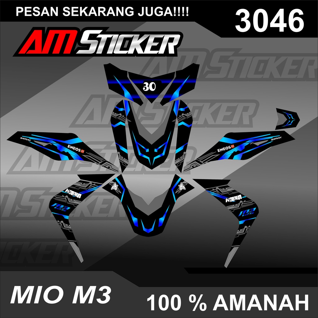 Decal Mio M3 Full Body Stiker Mio M3 Full Body