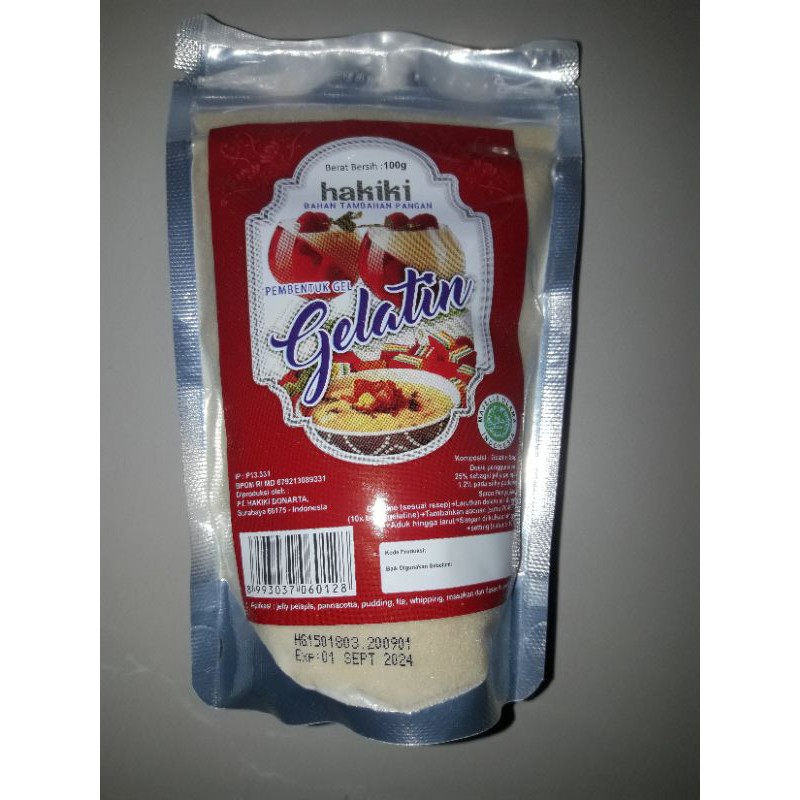 

Gelatin / pembentuk Gel 100gr