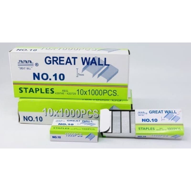 

COD Joy KTB Isi Staples Great Wall Goldwin isi stapler kecil ukuran no.10 Best Quality