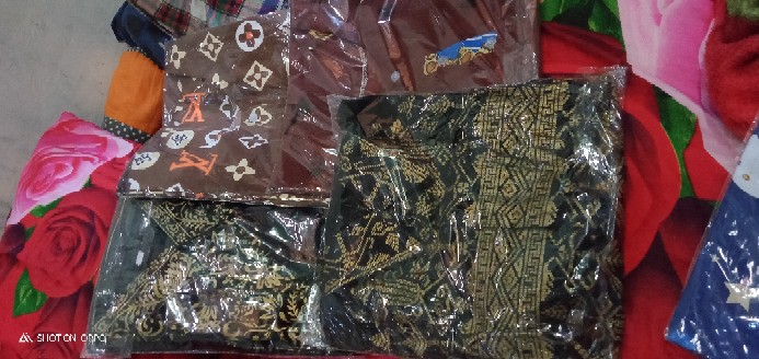 Diskon Bswart Batik Hrb026 Kenongo Padi Pekalongan M L Xl Batik Pria Murah Modern