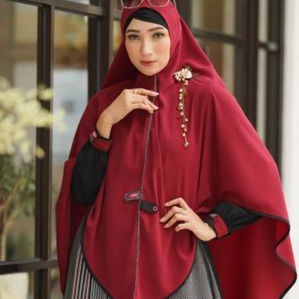 Set gamis Sultan aulia ori terbaru tahun baru 2022, syar'i syari keren modern,  warna maron ceria, b