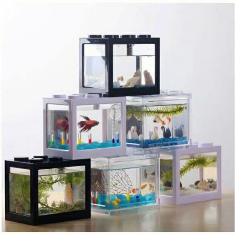 Aquarium Mini Lego New | Ikan Cupang / ikan hias