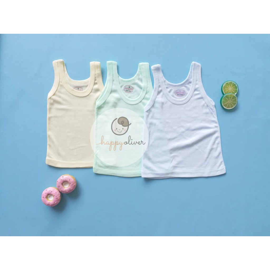 HappyOliver KAOS DALAM SINGLET ANAK kaos dalam anak singlet laki2 dan perempuan