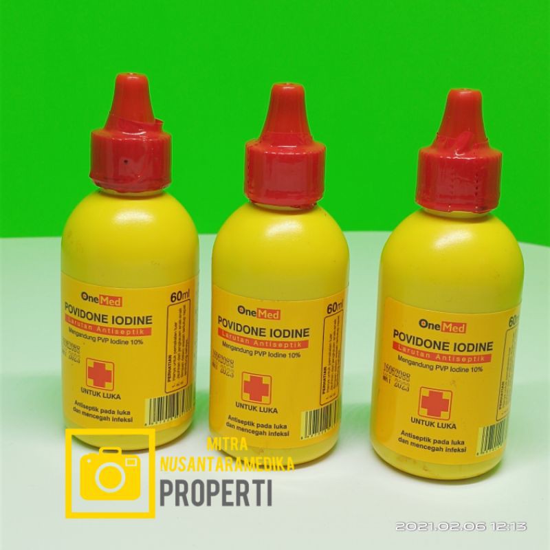 Povidon iodine Onemed 60ml Obat Luka Obat merah